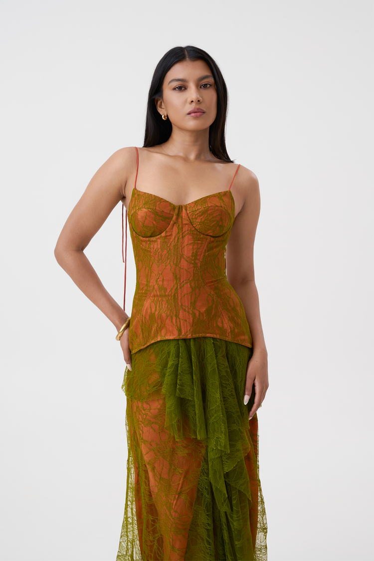 ALMA LACE CORSET TOP