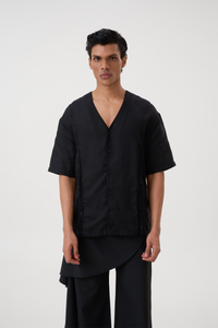 LACE DETAIL UNISEX SHIRT