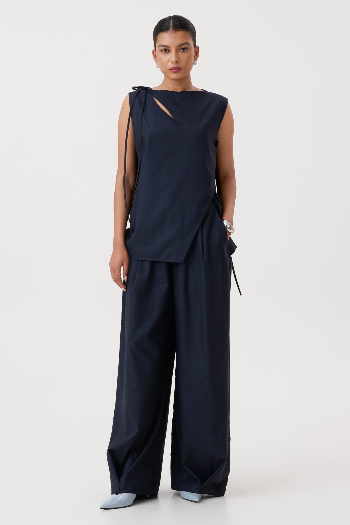 IRA PLEATED TROUSERS