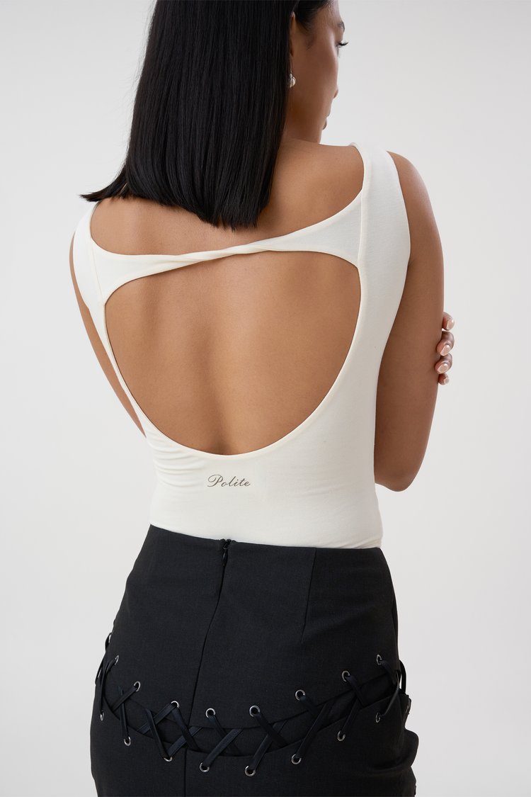 ELA PLUNGE NECK BODYSUIT