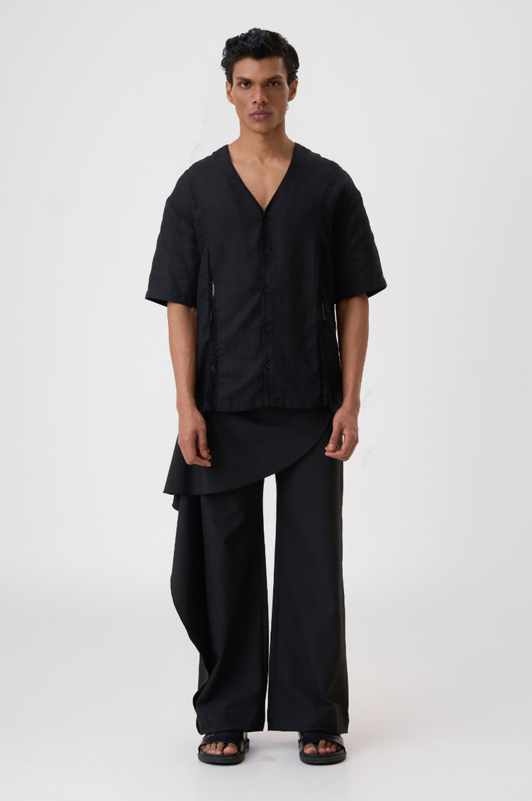 DRAPED TROUSERS