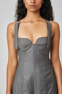 BELT-STRAP OPEN BACK JUMPSUIT - Polite Society