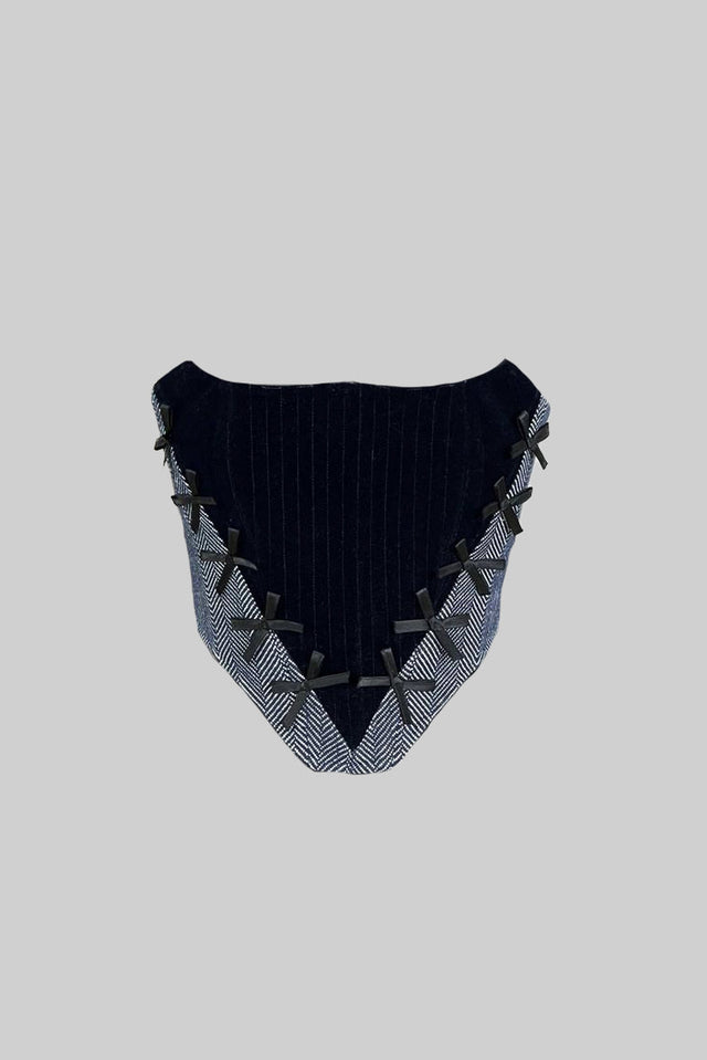 BOWS OVERLOAD CORSET TOP - Polite Society