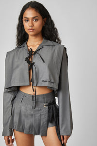 BOXY CROPPED SHIRT - Polite Society
