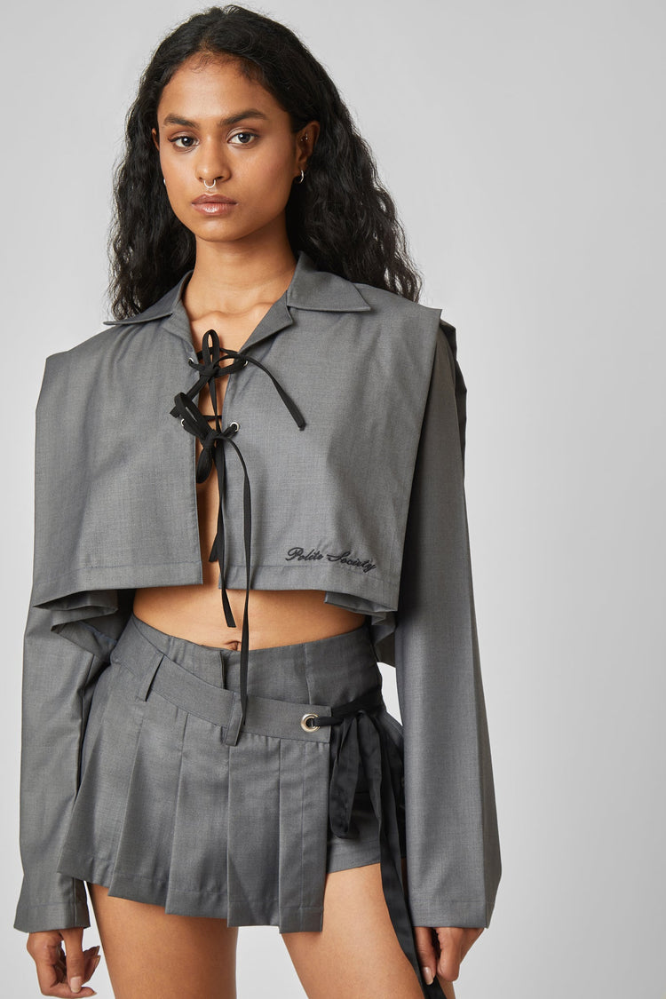 BOXY CROPPED SHIRT - Polite Society
