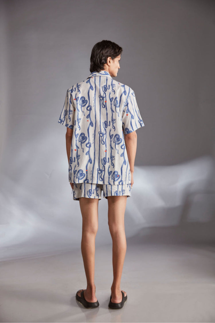 BREEZE LINEN PRINTED SHIRT - Polite Society