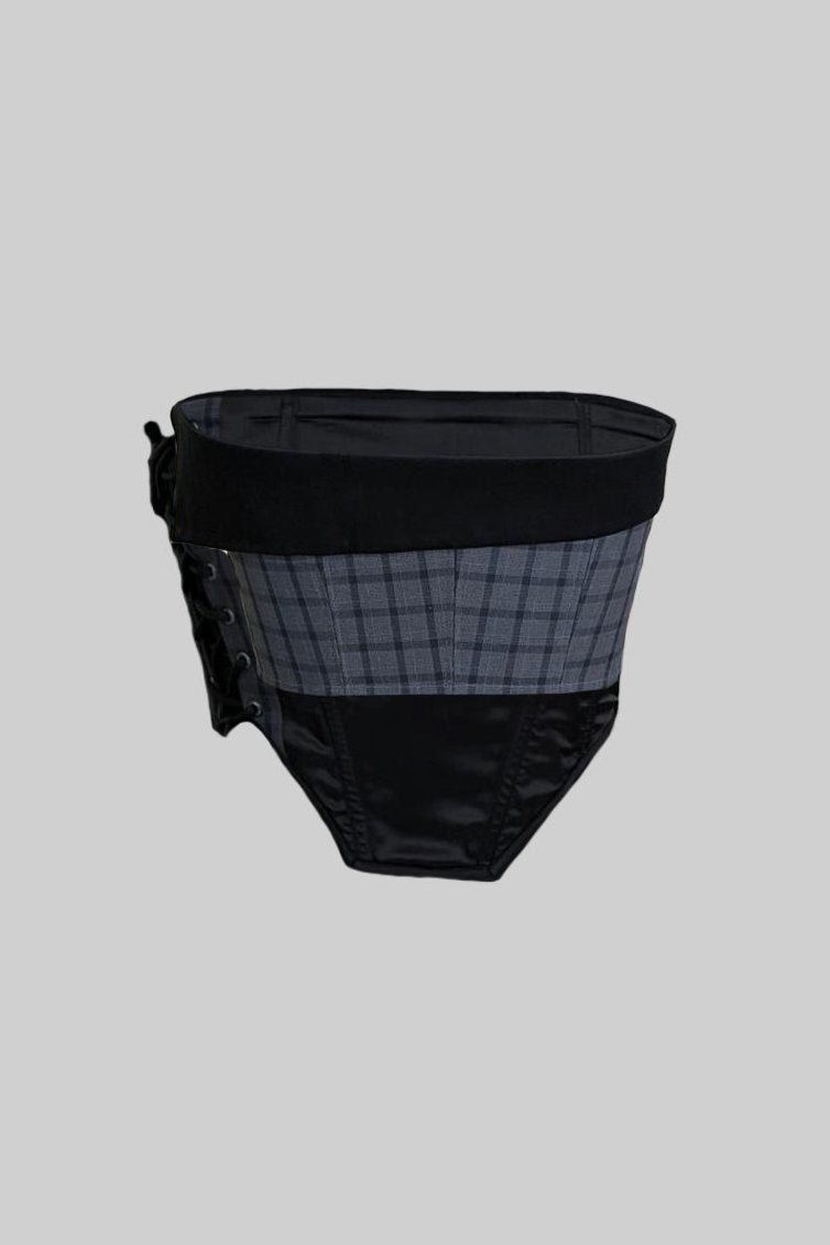 COLLAR CORSET CHECKERED - Polite Society