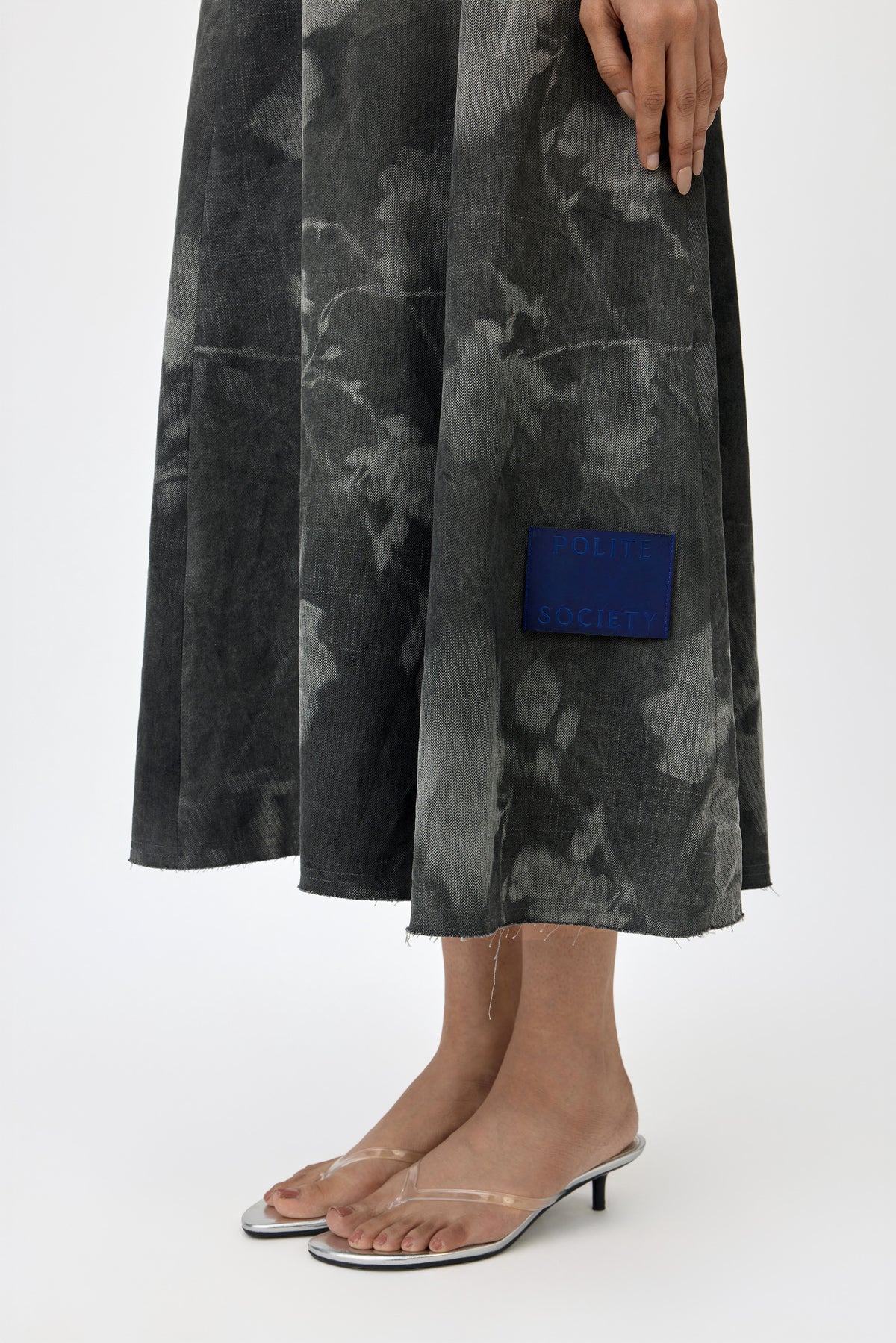 GULNAR DENIM MAXI DRESS