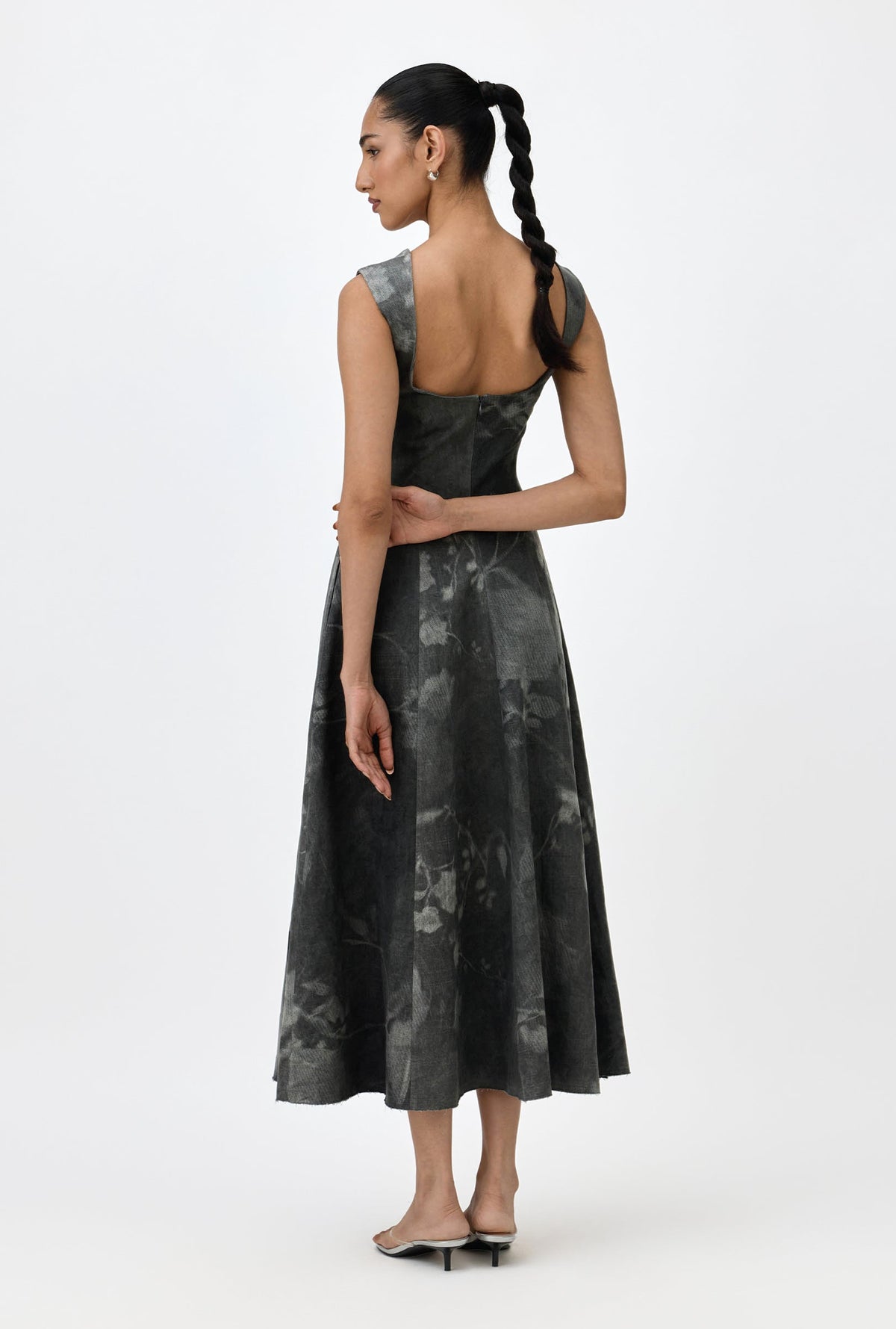 GULNAR DENIM MAXI DRESS