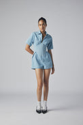 DENIM MEXI PLAYSUIT - Polite Society