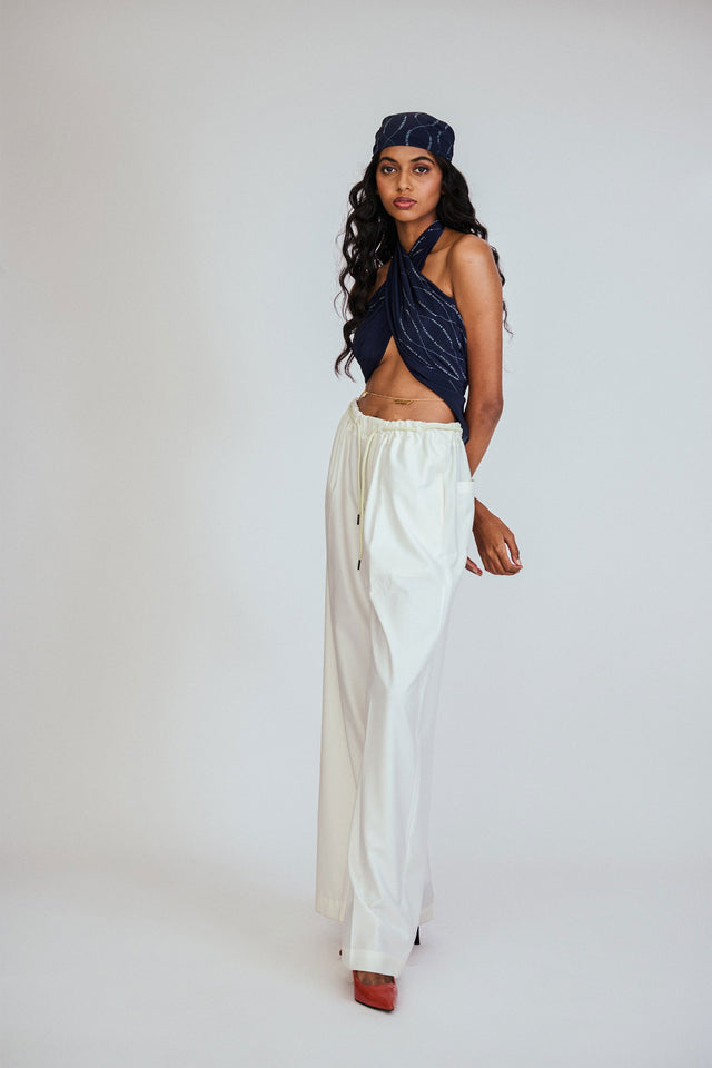 DRAWSTRING PANTS IVORY - Polite Society