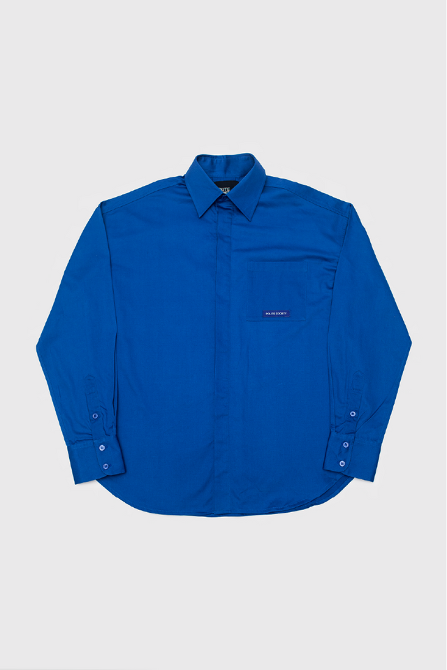 EASY OVERSHIRT POLITE BLUE - Polite Society