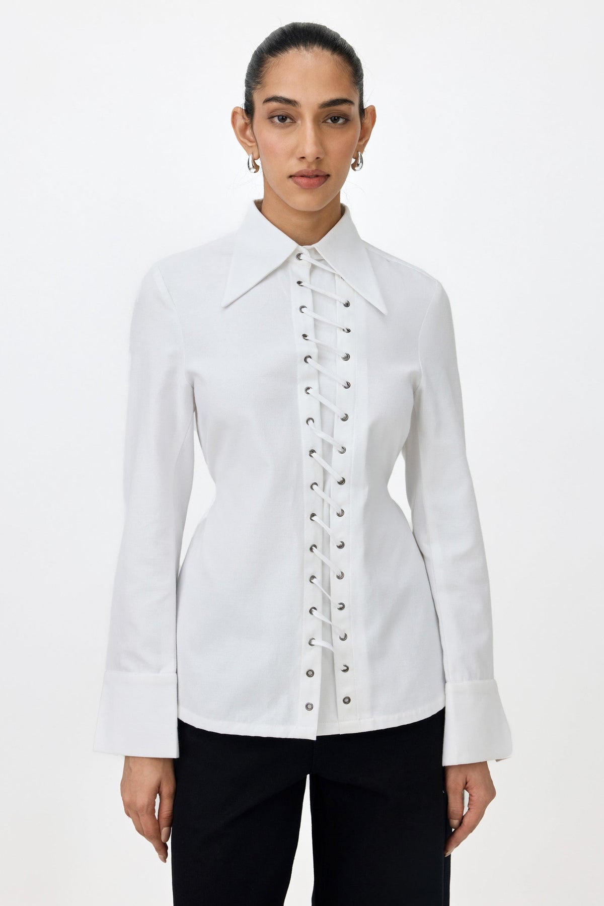 ROMY EYELET SHIRT