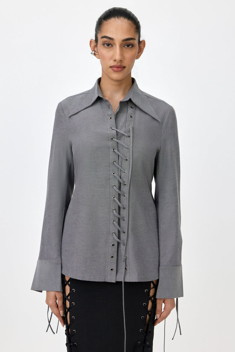 ROMY EYELET SHIRT