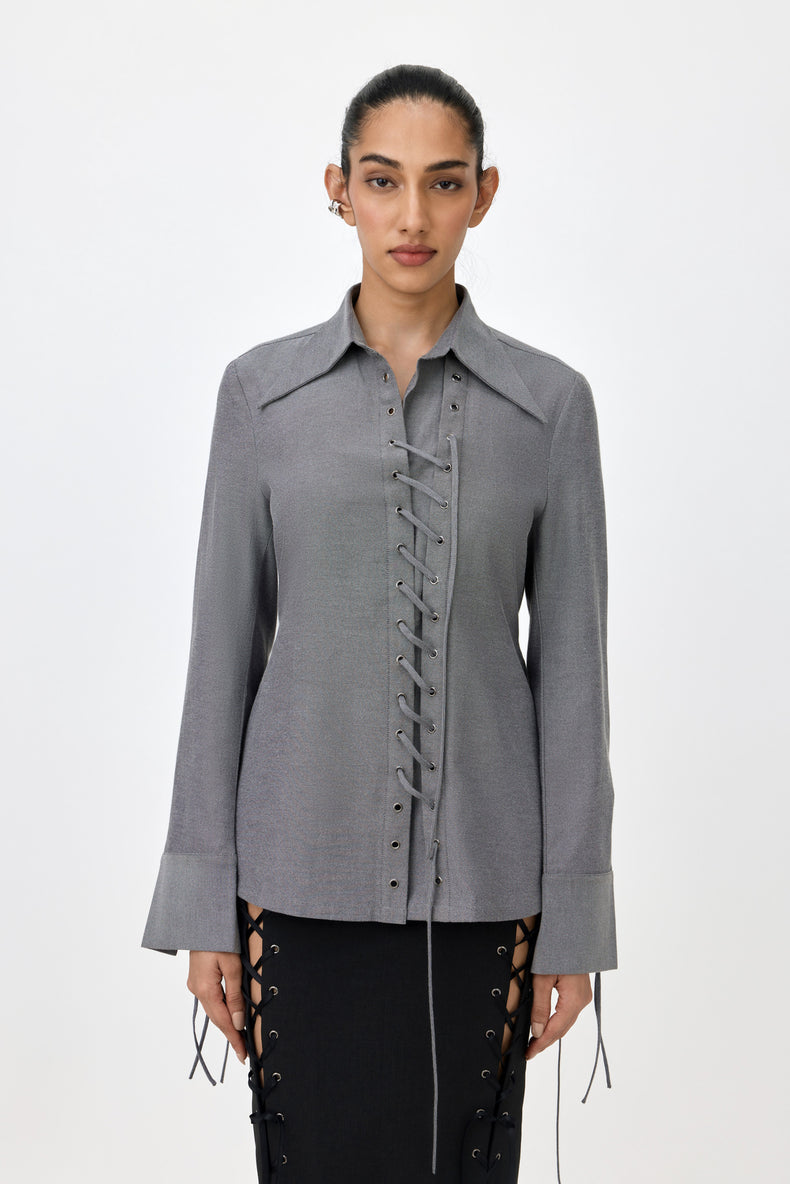 ROMY EYELET SHIRT