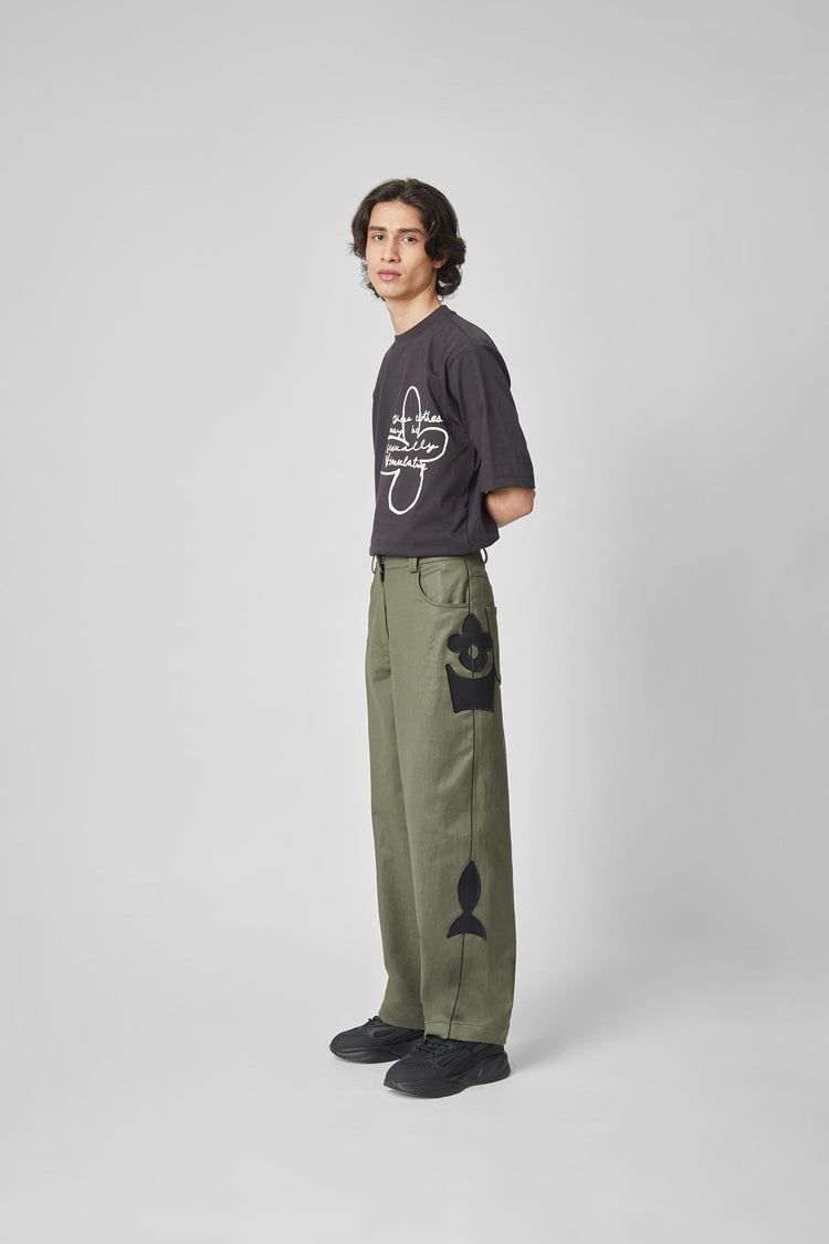 FARM APPLIQUE PANTS - Polite Society