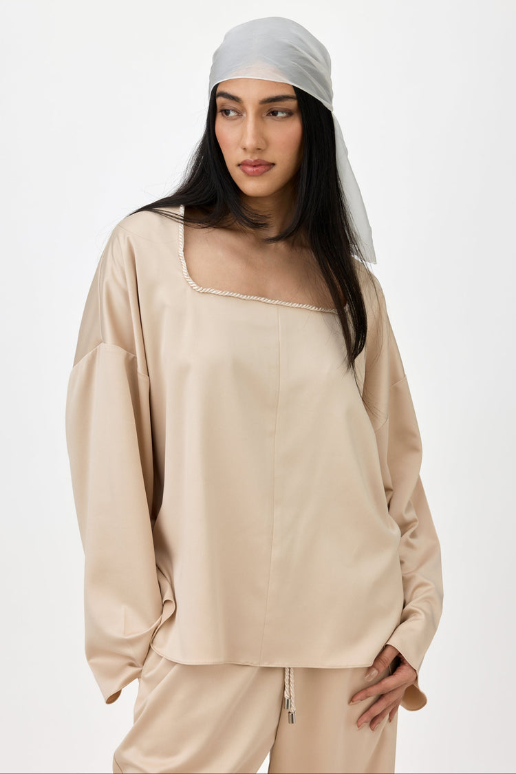 ANITA SATIN TOP