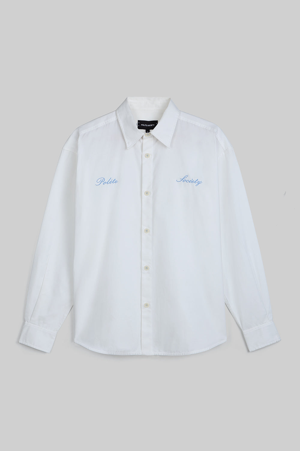 COTTON TWILL BOXY SHIRT