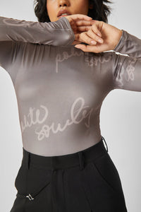 MUDDY LOGO BODYSUIT - Polite Society