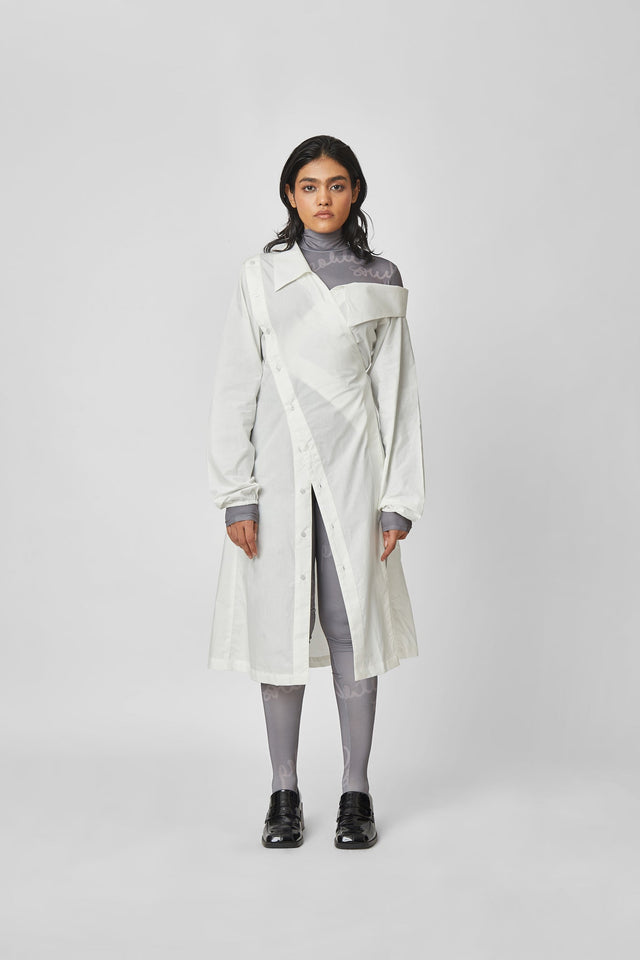OFF-SHOULDER LONG SHIRT - Polite Society