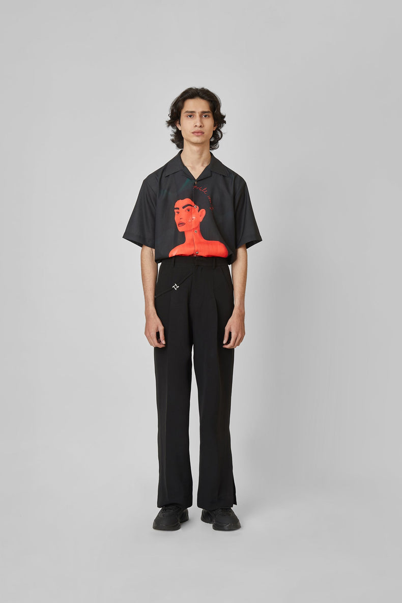 PLEATED HIGH WAISTED TROUSERS - Polite Society