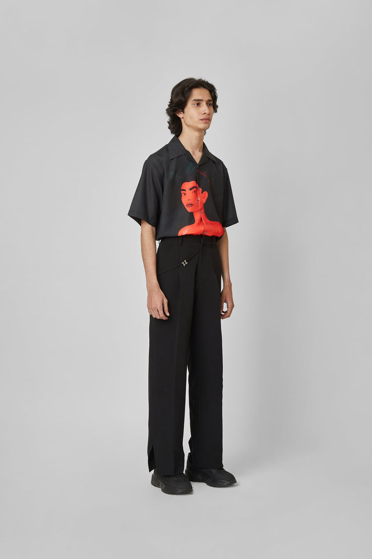 PLEATED HIGH WAISTED TROUSERS - Polite Society