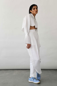 PLEATED LINEN PANTS - Polite Society