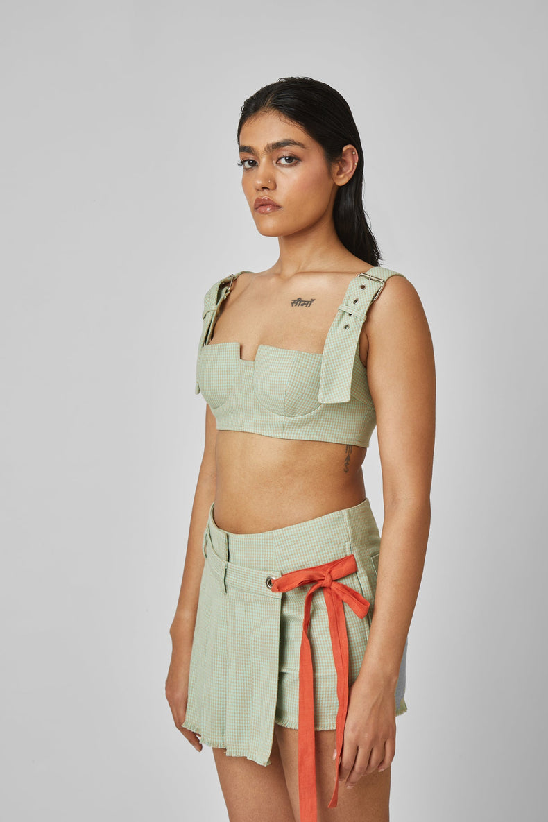 PLEATED MINI SKORT - Polite Society