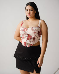 HIBISCUS CORSET TOP