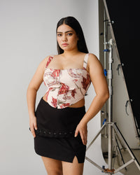 HIBISCUS CORSET TOP