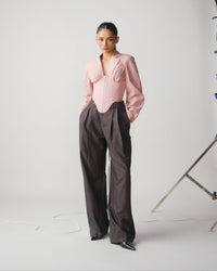 CORE PLEATED TROUSERS