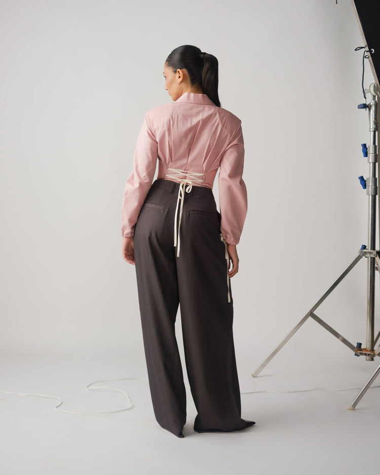 CORE PLEATED TROUSERS