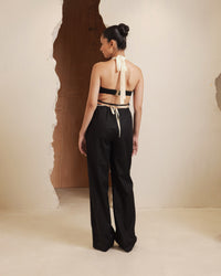 IRIS HALTERNECK JUMPSUIT