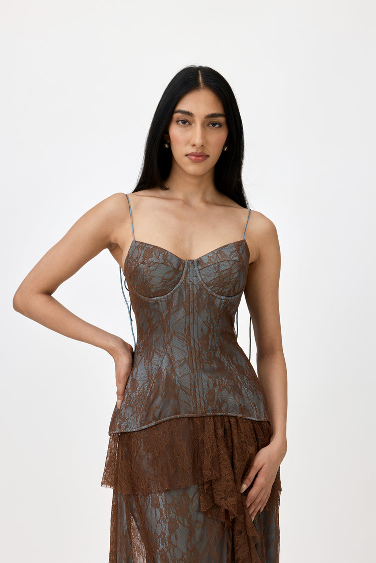 ALMA LACE CORSET TOP
