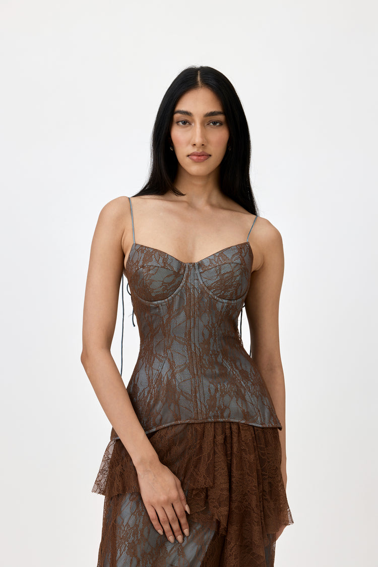 ALMA LACE CORSET TOP
