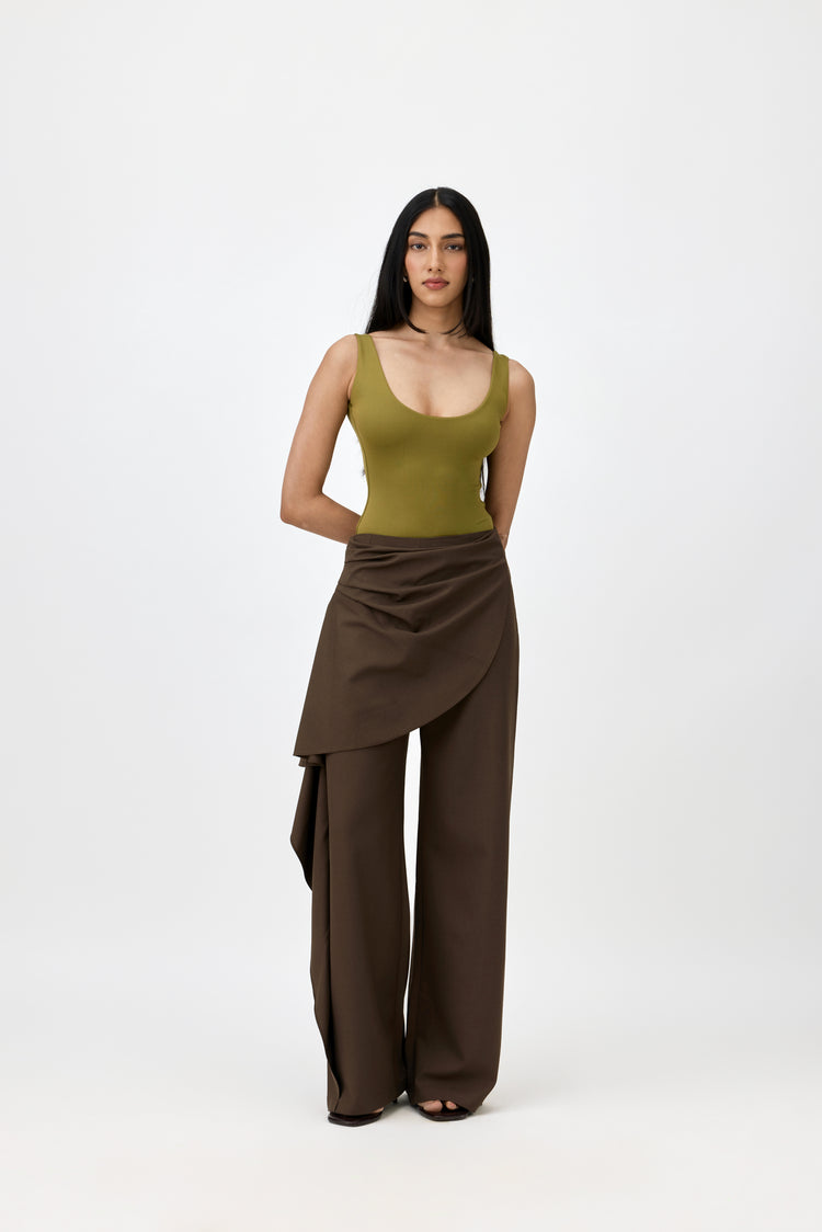 ELA PLUNGE NECK BODYSUIT