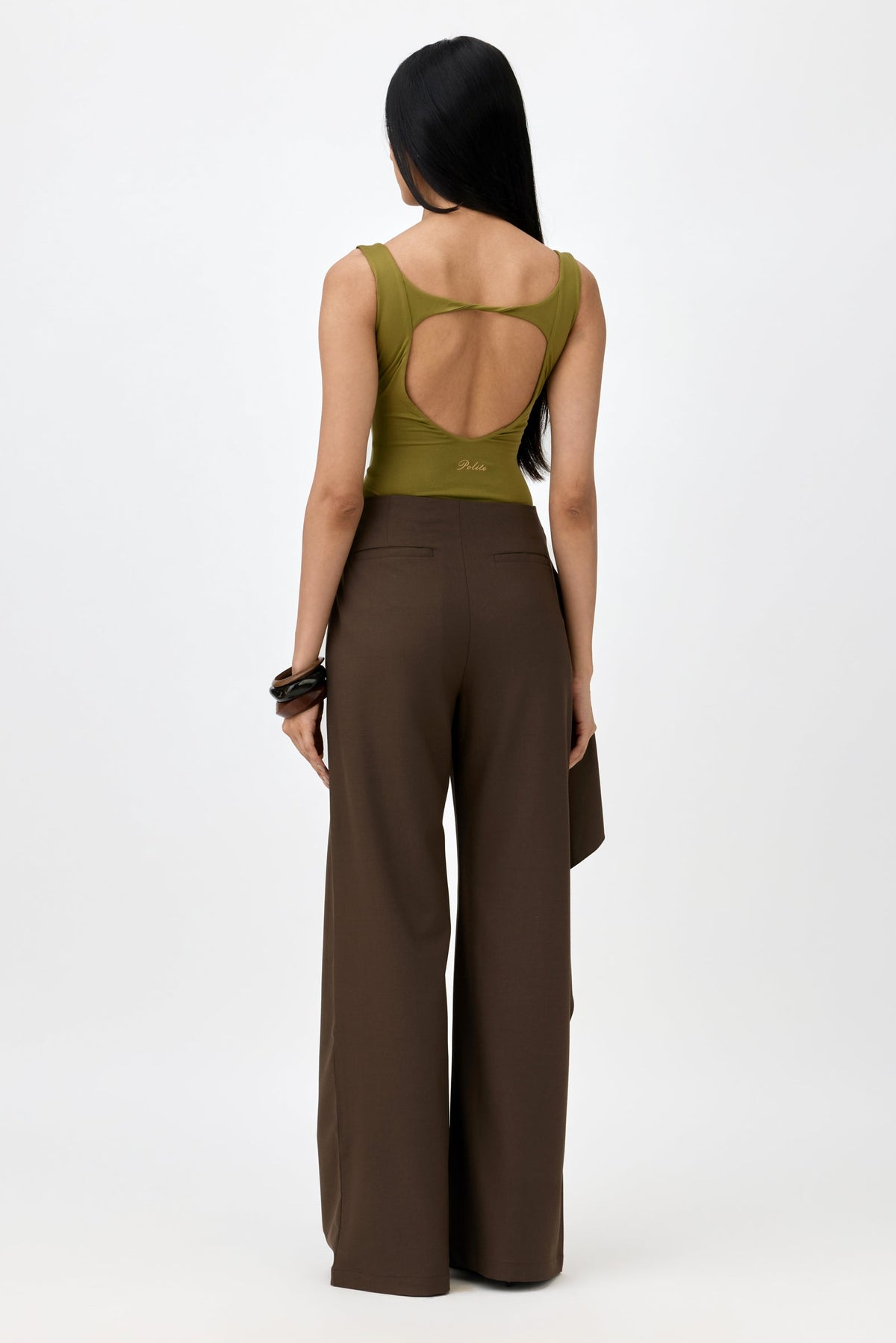ELA PLUNGE NECK BODYSUIT