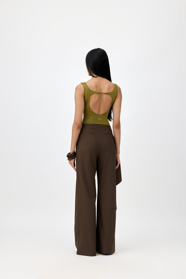 ELA PLUNGE NECK BODYSUIT