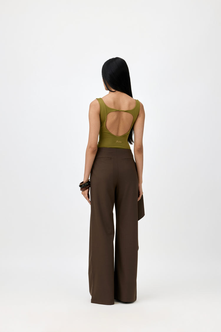 ELA PLUNGE NECK BODYSUIT