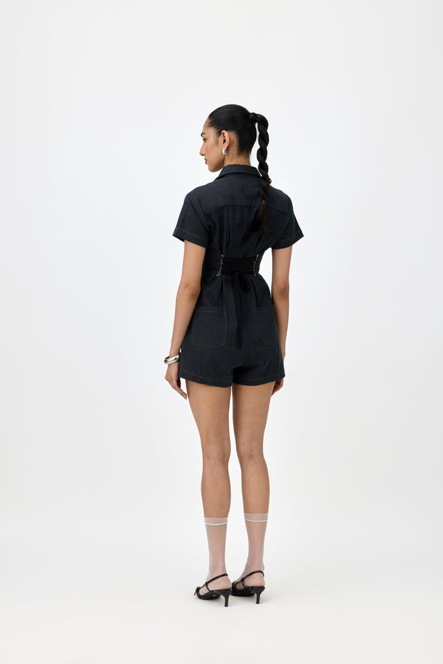 MEXI CORSET PLAYSUIT