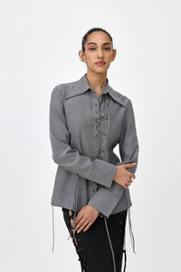 ROMY EYELET SHIRT