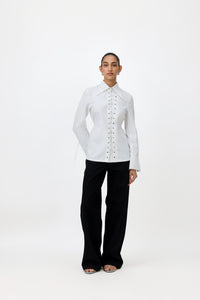 ROMY EYELET SHIRT