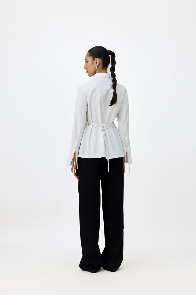 ROMY EYELET SHIRT