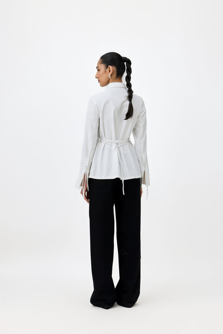 ROMY EYELET SHIRT
