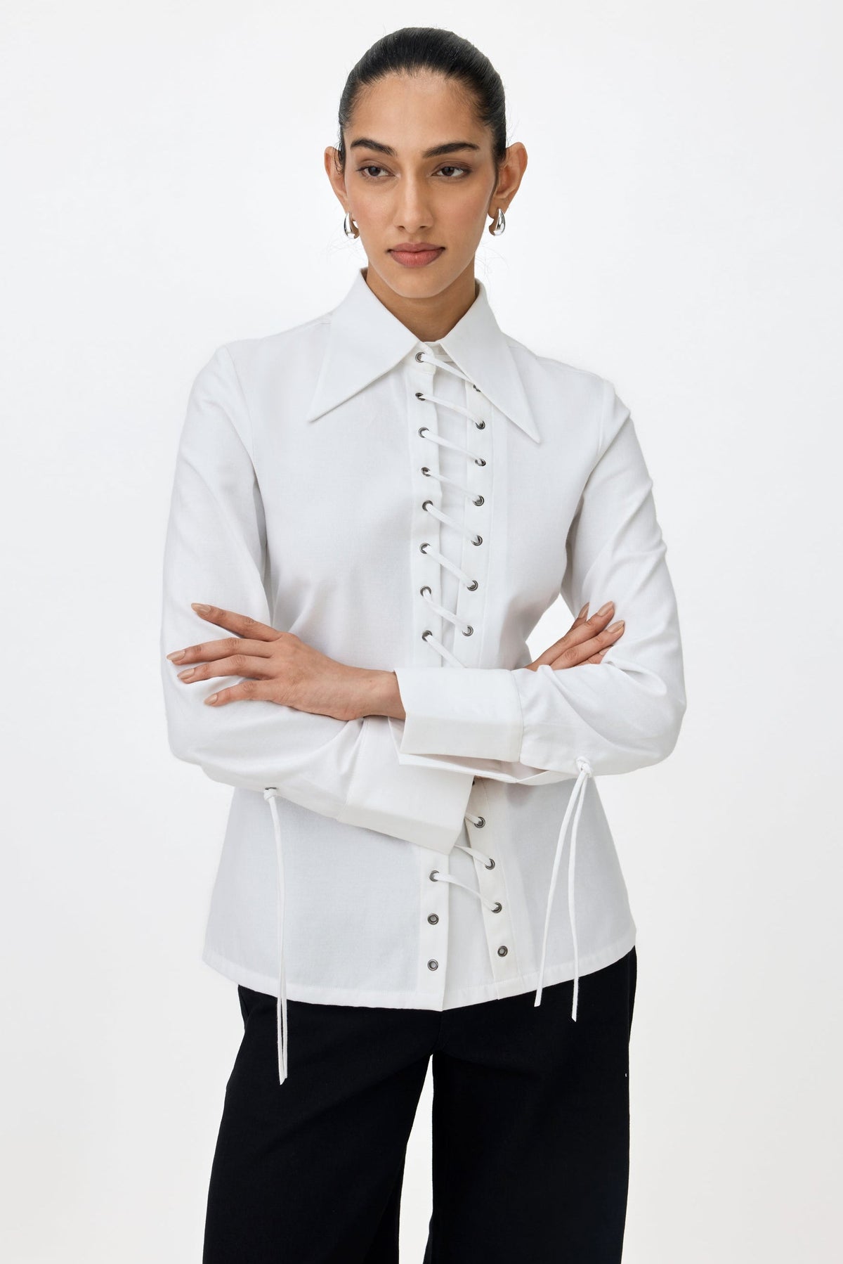 ROMY EYELET SHIRT