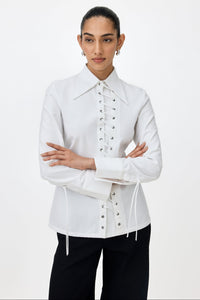 ROMY EYELET SHIRT