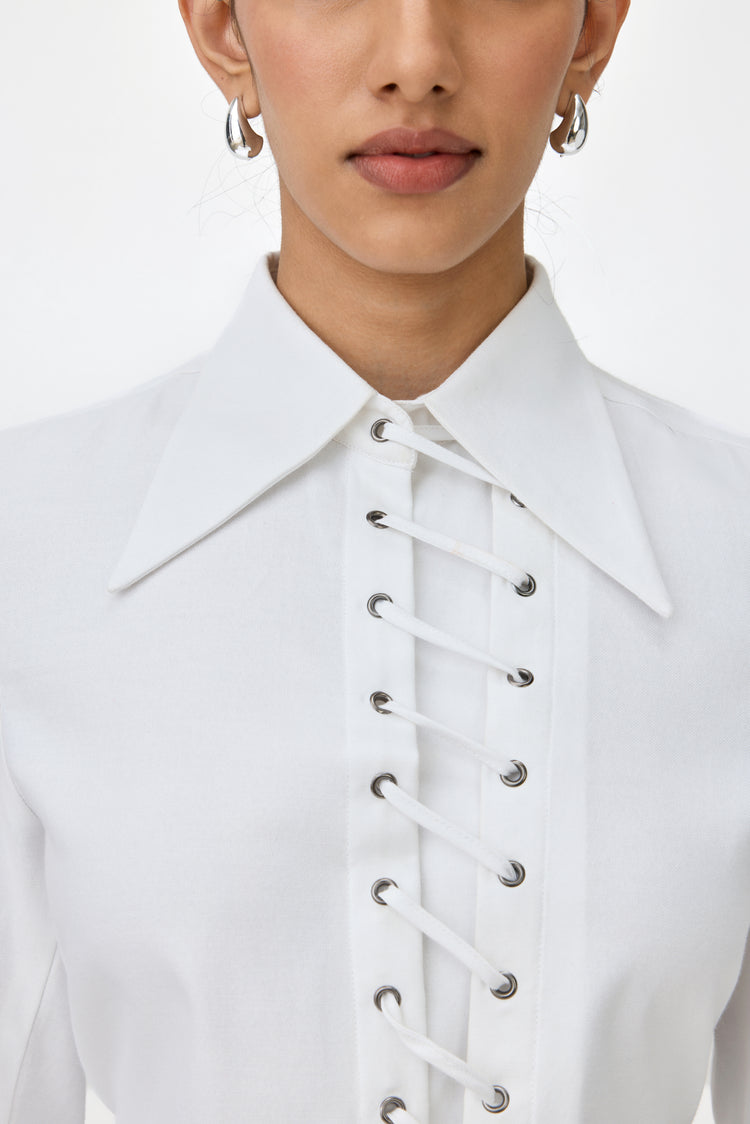 ROMY EYELET SHIRT