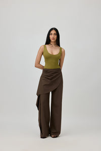ELA PLUNGE NECK BODYSUIT
