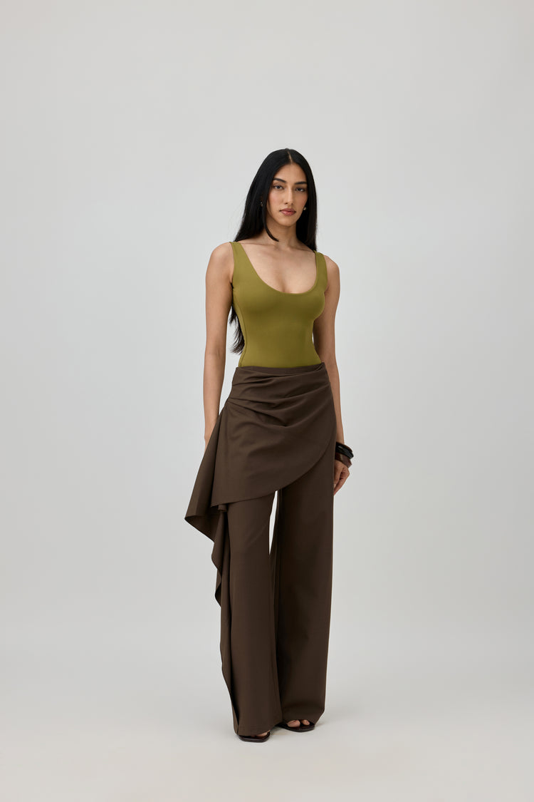 ELA PLUNGE NECK BODYSUIT