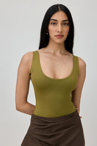 ELA PLUNGE NECK BODYSUIT